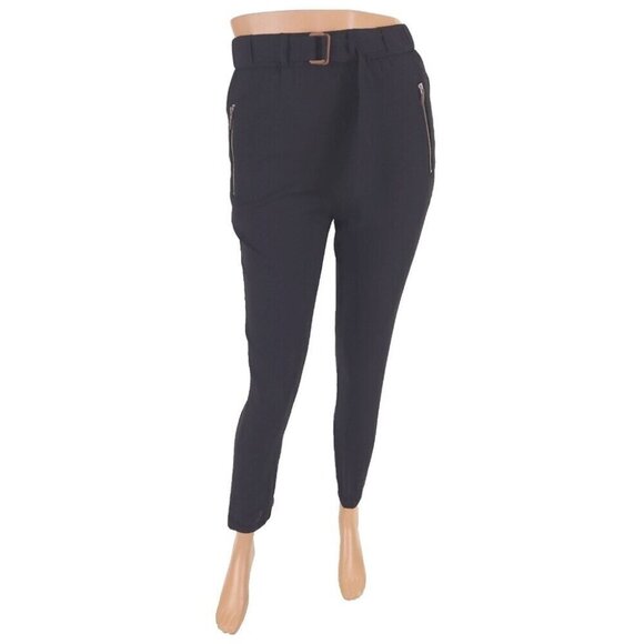 Fabiana Filippi Jogging-fit Silk Stretch Trousers Size 40 XS Womens Black $650 - Picture 1 of 13